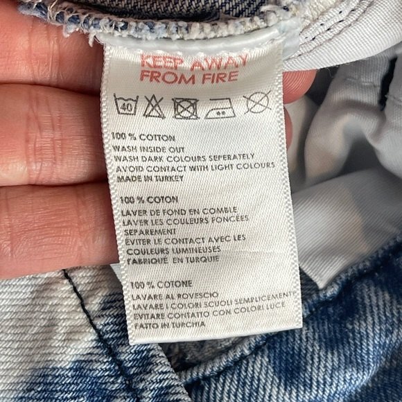 BDG Urban Outfitters Distressed Denim Mini Skirt S - Picture 5 of 6